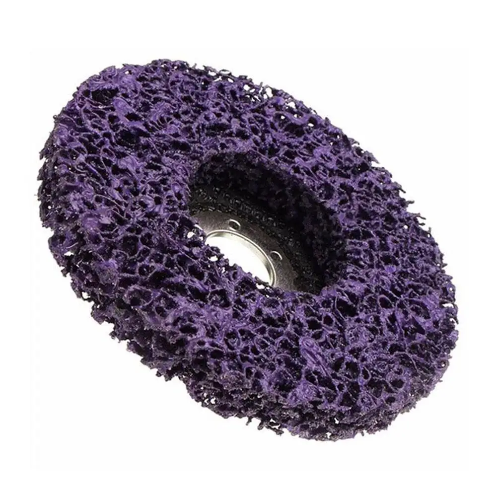 

115mm Nylon Fiber Flap Polishing Wheel Angle Grinder Disc Wheels Buffing Scouring For Metal Pad Buffing C1R7 Non-woven Z6N5