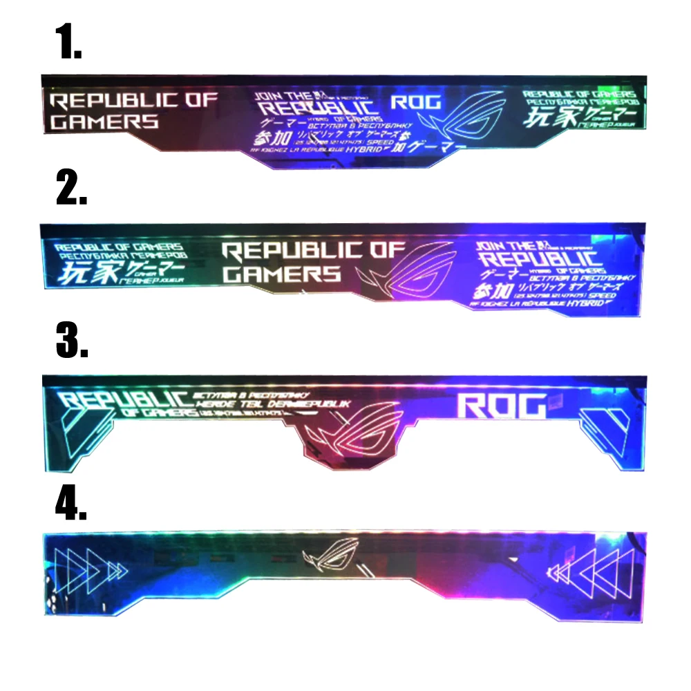 Прозрачная верхняя RGB панель для шасси ROG Strix Helios GX601 акриловый чехол украшение на