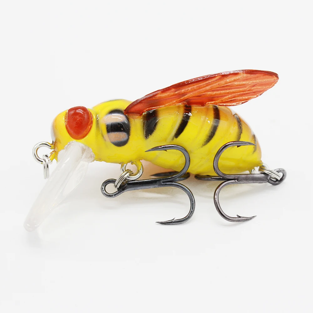 

Gorgons Fishing Lure Artificial Bee Crankbait Wasp Wobbler Insect Bait Cicada Bass Lure Fishing Accessories