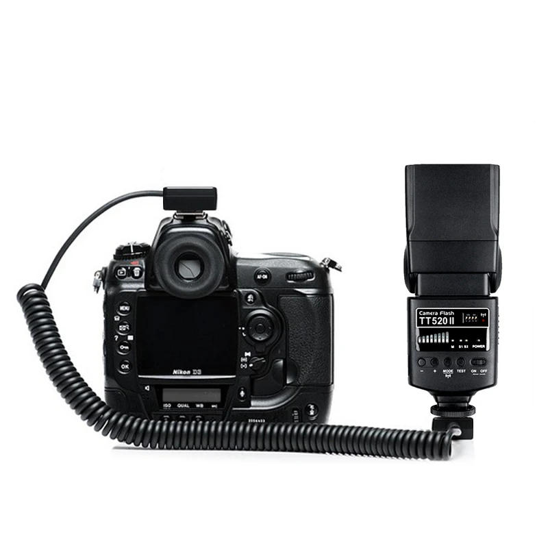 Travor TTL Внешняя вспышка Расширение синхронизации Шнур 1 м удлинитель для камеры Canon