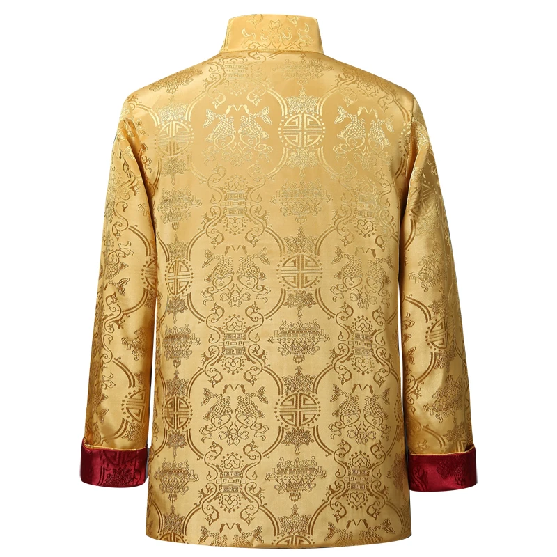 

Tang Suit 10colors Chinese Style Blouse Shirt Traditional Chinese Clothing For men's top Jacket Kung Fu Clothing Both Sides Part