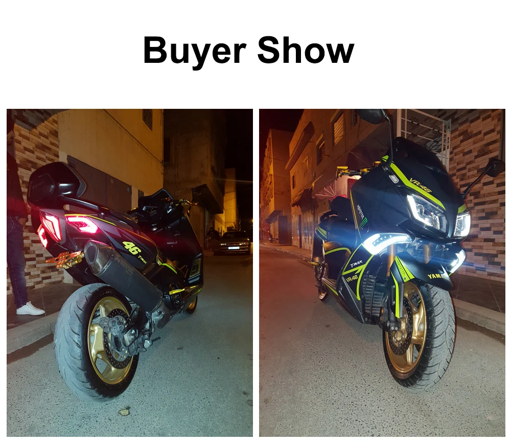 Для TMAX 530 светильник светодиодный сигнальный светильник для YAMAHA T-Max T Max Tmax 530 TMax530 2012 2013 задний тормозной фонарь