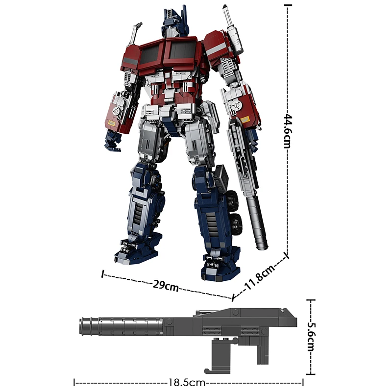 Креативная серия Optimus Toys Prime модель-трансформер строительные блоки робот