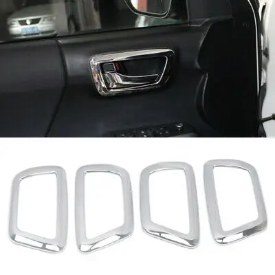 

Хромированная Крышка для внутренней боковой дверной ручки 4 шт. для Toyota Tacoma N300 2016 - 2019