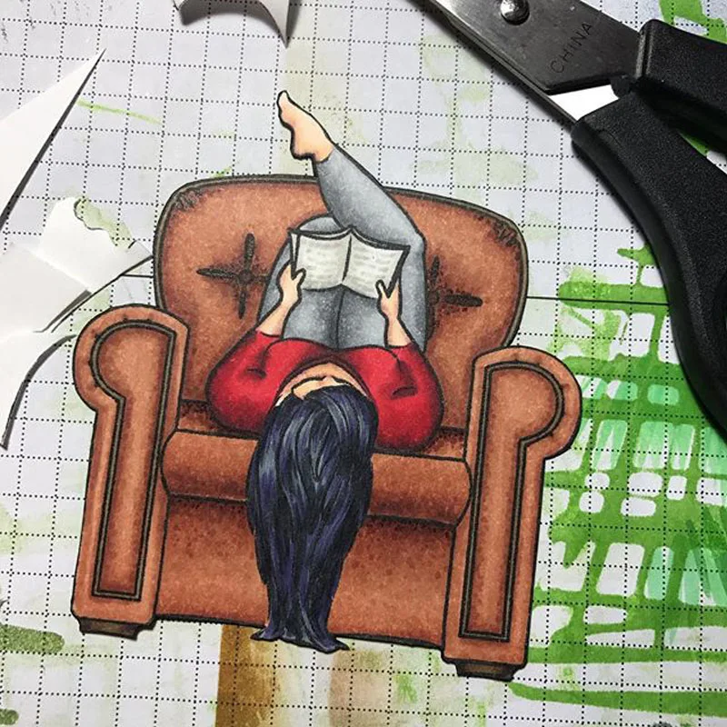 Женские прозрачные штампы для скрапбукинга силиконовые рукоделия новые