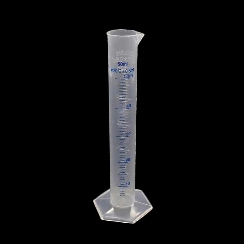 

10/25/50/100/250/500ml Plastic Measuring Cylinder Graduated Cylinders for Lab Supplies Laboratory Tools JDH88