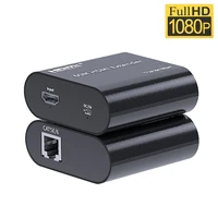 1080p extender hdmi to rj45 hdmi extender 60m hdmi extender with audio kit over ethernet cat65e for ps4 apple tv pc laptop hdtv