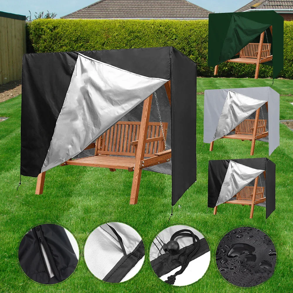 

Outdoor Swing Seat Dust Cover Oxford Cloth Garden Courtyard Hammock Cover Swing Chair Indoor And Outdoor Protective Cover