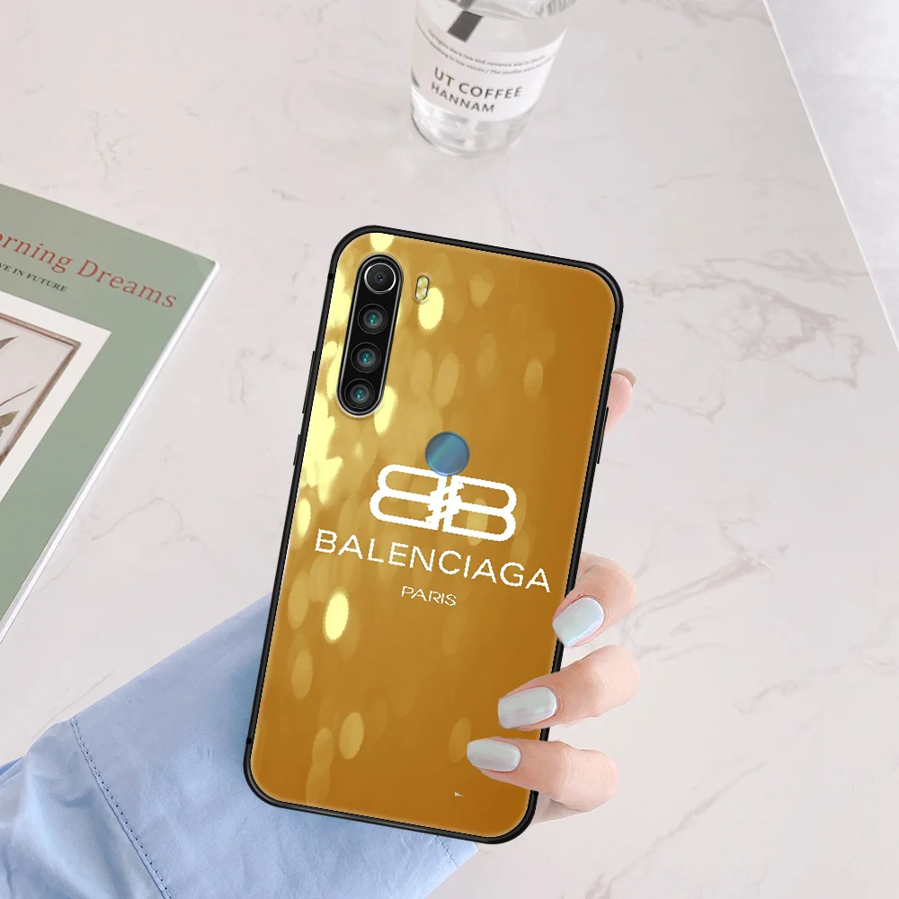 

Luxury Brand French Phone Case Cover Hull For XIAOMI Redmi 7 7A 8 8A 9 9C Note 6 7 8 9 9S K20 Pro K30 black Hoesjes Tpu Coque