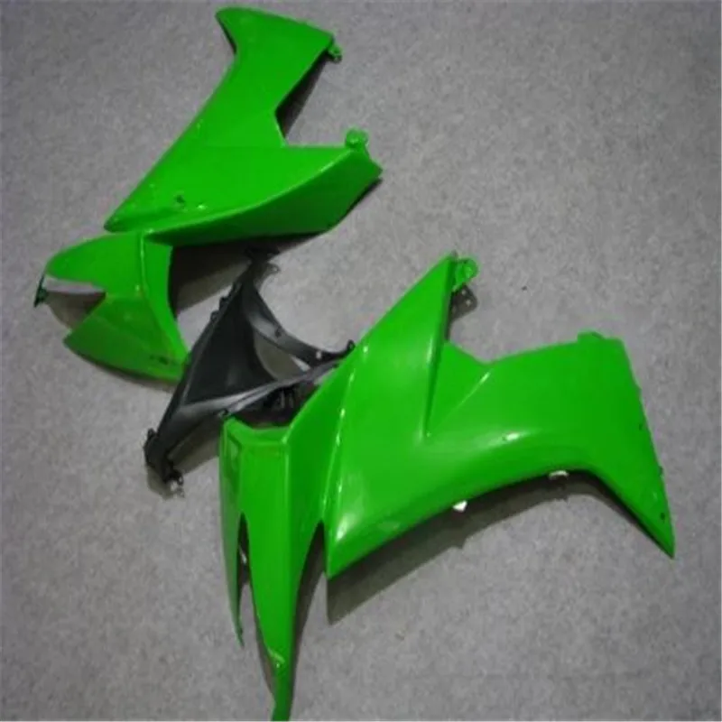 Бесплатная настроить обтекатель наборы для Kawasaki ZX-10R 2008 2009 2010 цвета: зеленый