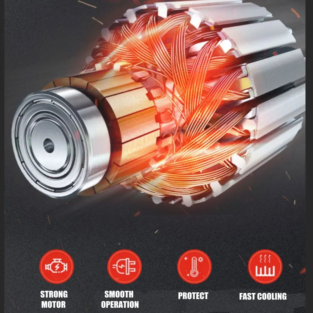 

26V Cordless Lithium Battery Reciprocating Saw with 4 Saw Blade Wood Metal Cutting Saw Electric Saw Rechargeable Power Tools