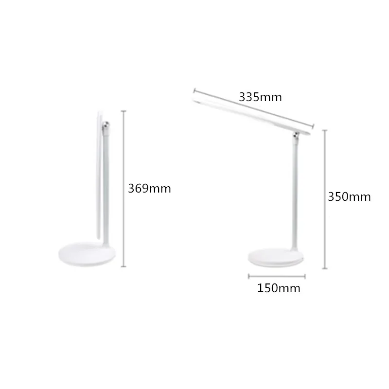

LED Smart Stepless Dimming Desk Lamp Reading Eye Protection Foldable USB Charging Table Light Bedroom Dormitory Bedside Lamps