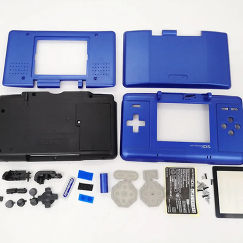

Новый чехол для корпуса синего цвета с деталями объектива для NDS DS чехол для консоли с кнопками