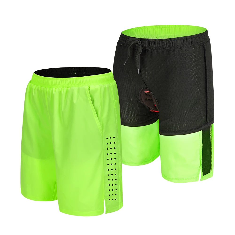 WOSAWE светоотражающие мужские MTB велосипедные шорты свободные 3D гелевые