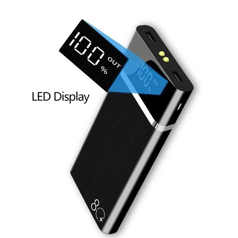 16000mAh power Bank светодиодный дисплей двойной светодиодный внешний аккумулятор для iPhone XS MAX samsung Xiaomi huawei LG power bank