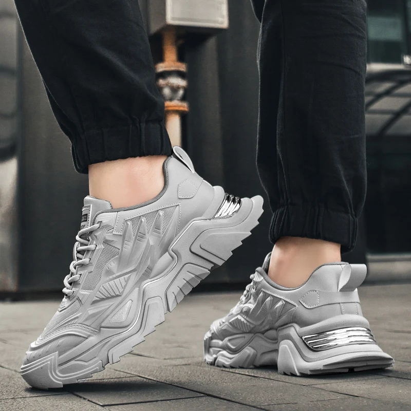 Abhoth Men Running Shoes 2021 Trend Sport Shoes Men Lightweight Comfortable Walking Shoes Men Sneakers Breathable Zapatillas 44