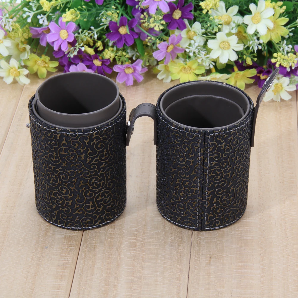 Кожаный косметический чехол для хранения косметических сумок Органайзер