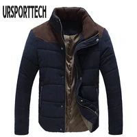 plus size m 4xl new mens winter jacket men warm coat splicing cotton padded outerwear brand clothing thick coat male down parkas