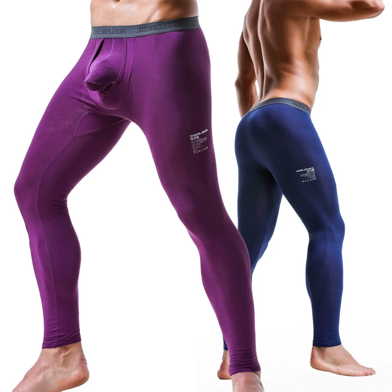 Кальсоны мужские компрессионные термобелье леггинсы открытый трико с принтом в