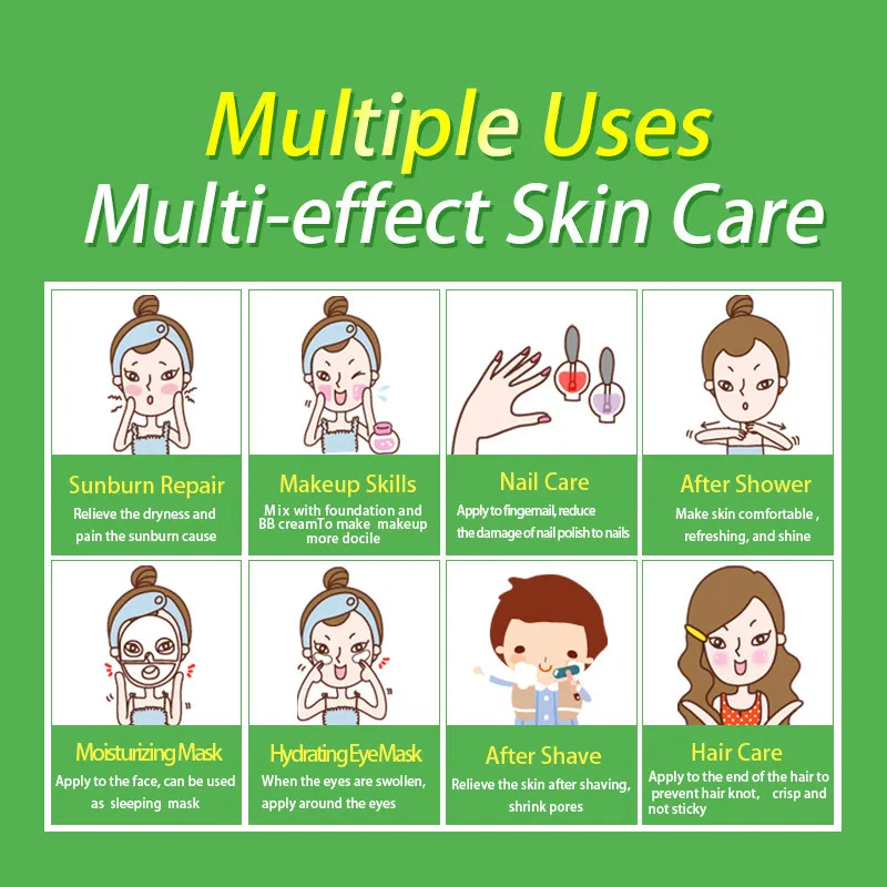 

300g 99% Aloe Soothing Face/Hand/Body Gel Aloe Vera Gel Skin Care Remove Acne Moisturizing Day Cream After Sun Lotions Aloe Gel