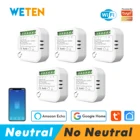 Умный модуль переключателя Wi-Fi Tuya, двухсторонний выключатель света без нейтрального провода, с несколькими пультами управления, работает с приложением Smart Life с Alexa Google Home