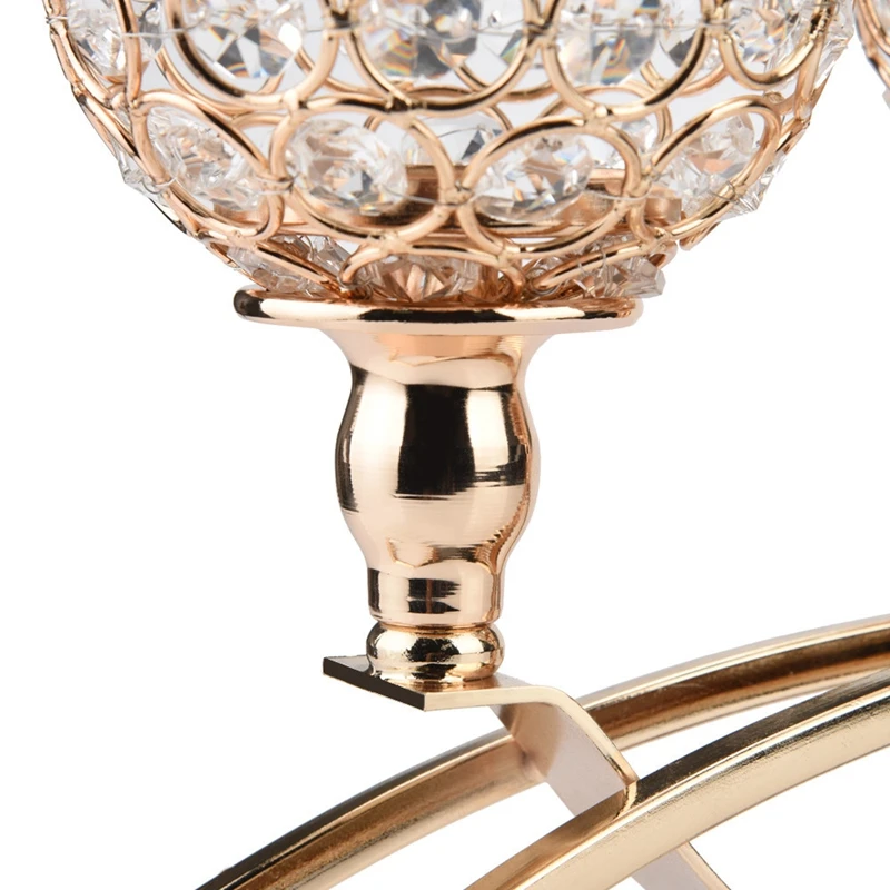 Европейский Свадебный покрытый Золотой аркой мост Железный подсвечник