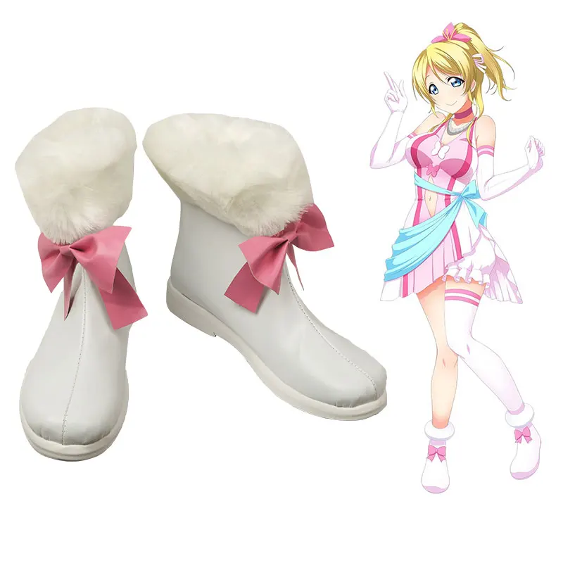 

Унисекс аниме Cos LoveLive Eli Ayase для косплея костюм Элли сапоги на заказ