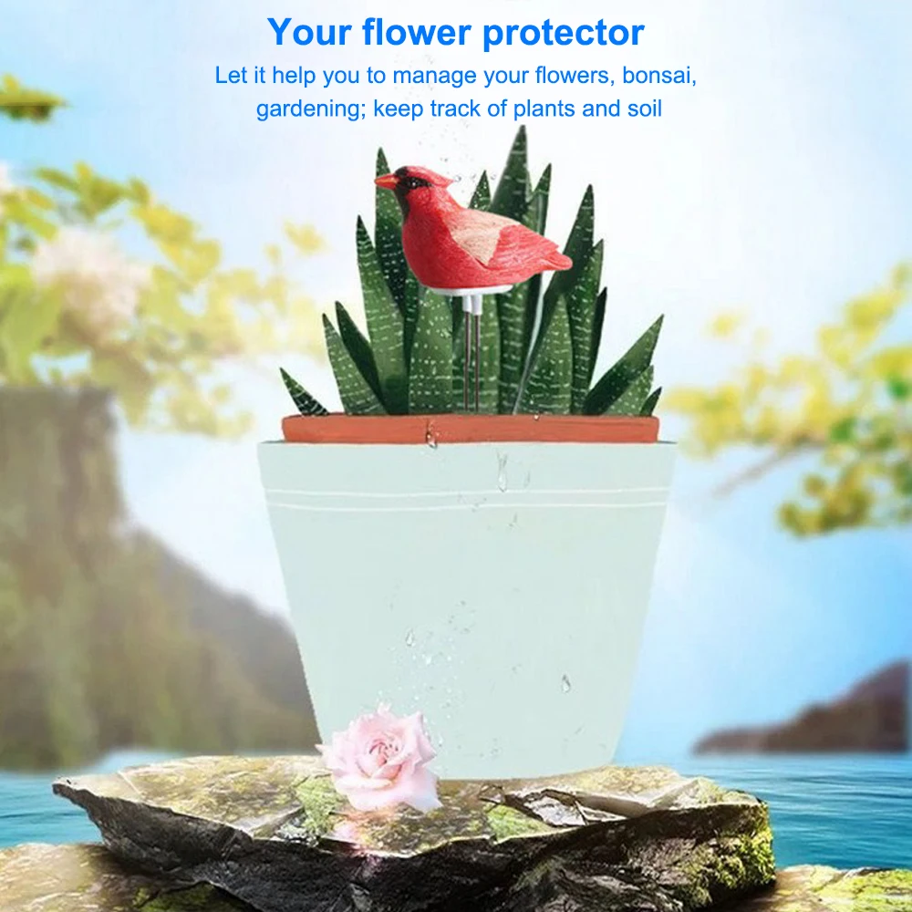 

Влажности почвы метр "," птицы "," Лягушка сигнализация орошения ящик для комнатных растений, воды напоминание сигнал тревоги влажности почвы...