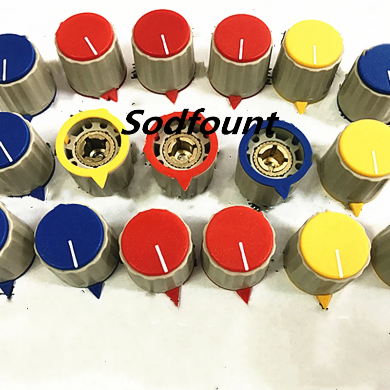 

10 шт., ручка потенциометра KN115, 21 х20 мм