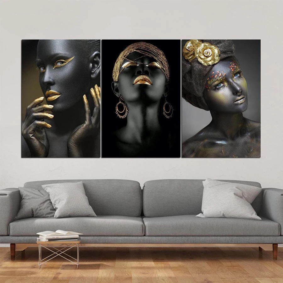 

3 шт., 3d Алмазная вышивка, распродажа, квадратная круглая вышивка, макияж, женщина, алмазная живопись, вышивка крестиком, мозаика, Африканская...