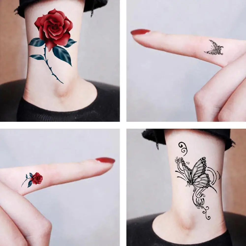 Мандала Лотос цветок татуировка Менди хна наклейки для рук Сексуальная Арабская