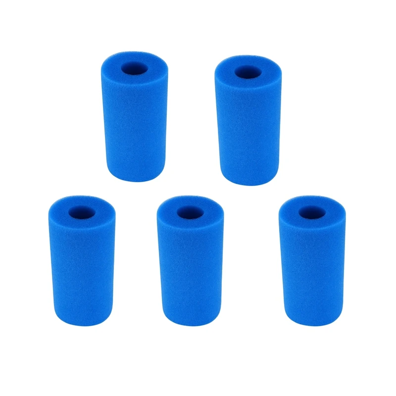 

5Pcs Foam Filter Sponge for Intex Type a Reusable Washable Swimming Pool Aquarium Filter Accessories
