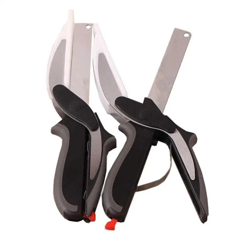 

Multifunctional vegetable and fruit scissors household kitchen tool knife stainless steel scissors high quality and durable