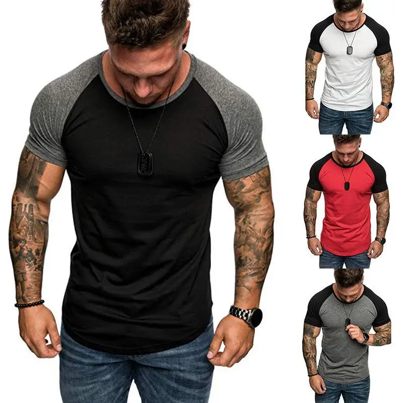 

Men 's Clothes 2021 Summer New Round Neck Short Sleeve Men 's Casual Sports T- Shirt