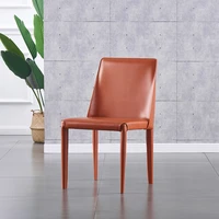 nordic luxury modern dining chairs leather commercial restaurant salon dining chair kitchen throne hotel sillas furniture oa50dc