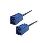 Коаксиальный Удлинительный кабель Fakra C (гнездо)Fakra C (гнездо), RG174, 20 см