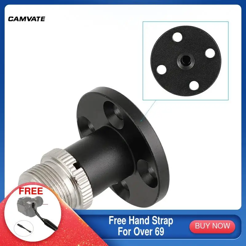 CAMVATE микрофонная стойка с монтажное основание и 1/4 &quot-20 Женский 5/8&quot-27