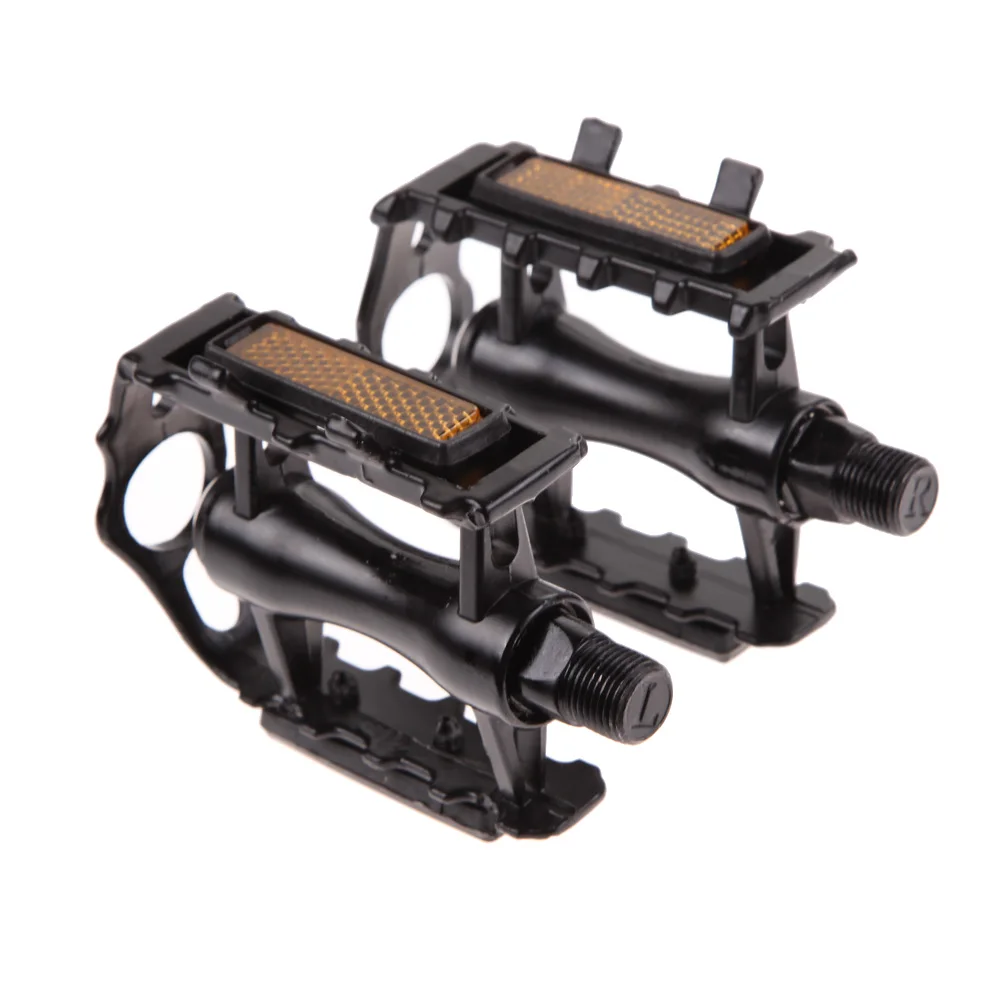 

1 Pair BMX MTB Aluminium Alloy Mountain Bicycle Cycling 9/16" Pedals Flat Cycling AccessoriesMountain Road Bicycle Pedals