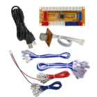 USB-кодировщик SJ @ JX для аркадных игр, геймпад с нулевой задержкой светодиодный светодиодная кнопка, джойстик, контроллер для Nintendo Switch PC PS3 Raspberry Pi 2201P