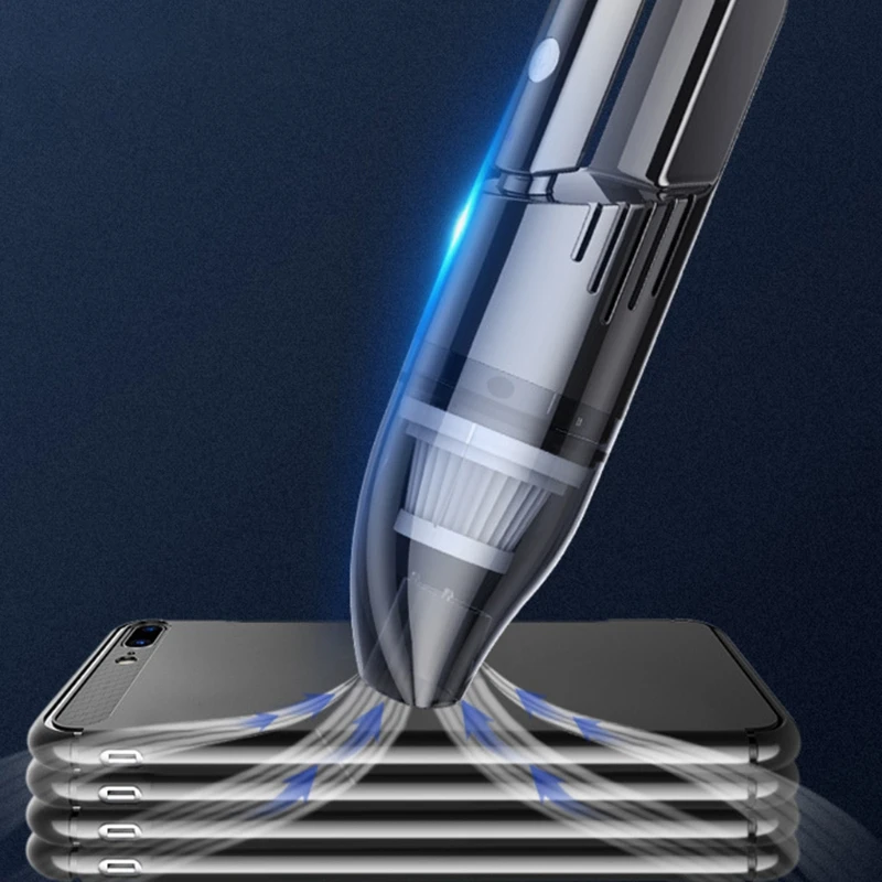 

120W 6000pa Strong Suction Wireless Car Vacuum Cleaner for SUV Home Household R2JF