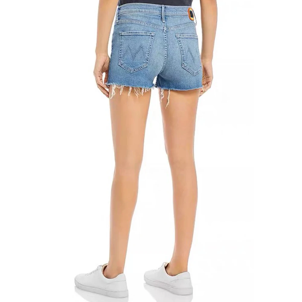 

Embroidery women denim shorts casual wild shorts 2021 summer new