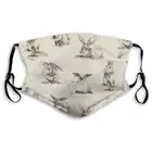 Пылезащитная маска для рта со сменным фильтром, многоразовая дышащая маска