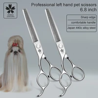 left hand scissors tooth trimming scissors 6 8 inch jp440c pet shears set best quality scissors for dog
