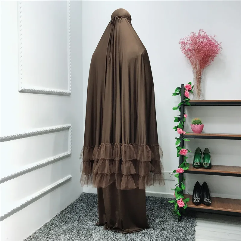 Мусульманская женская молитвенная одежда Khimar юбка комплект длинное платье хиджаб Арабская абайя Jilbab Niqab Afghanistan Clothes For Namaz