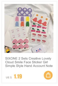 SIXONE 1 шт., наклейка с арахисовыми собаками, японская Милая наклейка, дневник, блокнот, декоративные советы, милые канцелярские наклейки s