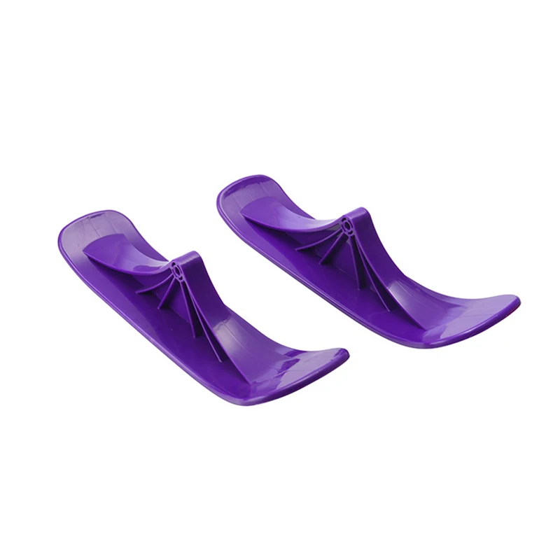 2PCS Winter Outdoor Sled Durable Replacement Direct Purple Scooter Parts Universal Ski Board Practical With Attachment | Спорт и
