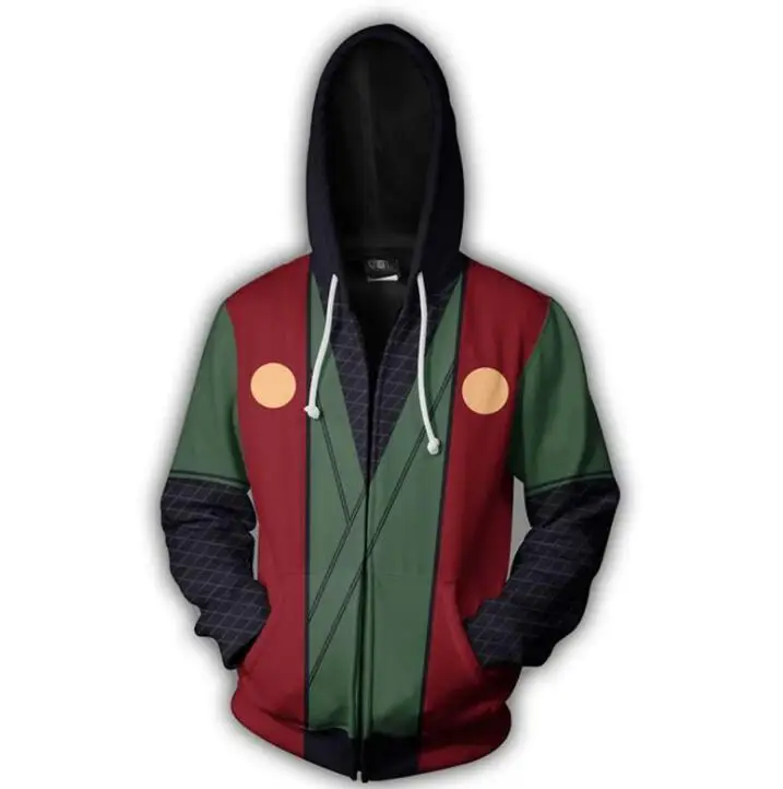 Hoodies 12 Аниме костюи для косплея Наруто молния толстовка с капюшоном свитер на молнии Одежда на Хэллоуин Куртка с Наруто мужские худи с Наруто - Color: Hoodies 12