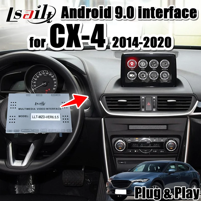 Android 7 1 навигационная коробка для Mazda CX 4 2014 19 видео интерфейс поддерживает два imgage