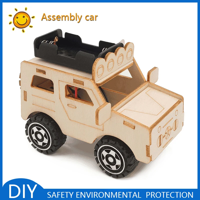

Manual assembly vehicle Souptoys Wooden Model Building Block Kits Assembly Toy Gift for Children Adult Dropship