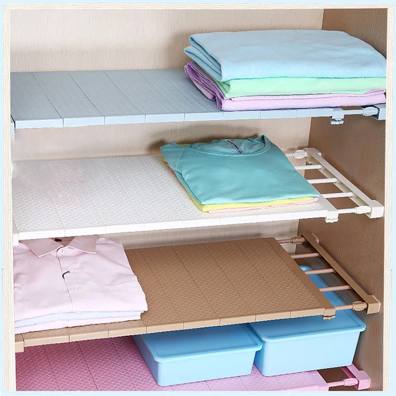 

Регулируемая полка для шкафа, прочная, удобная, стойка для хранения многофункциональная, компактная, полки для шкафа, органайзер, инструмен...